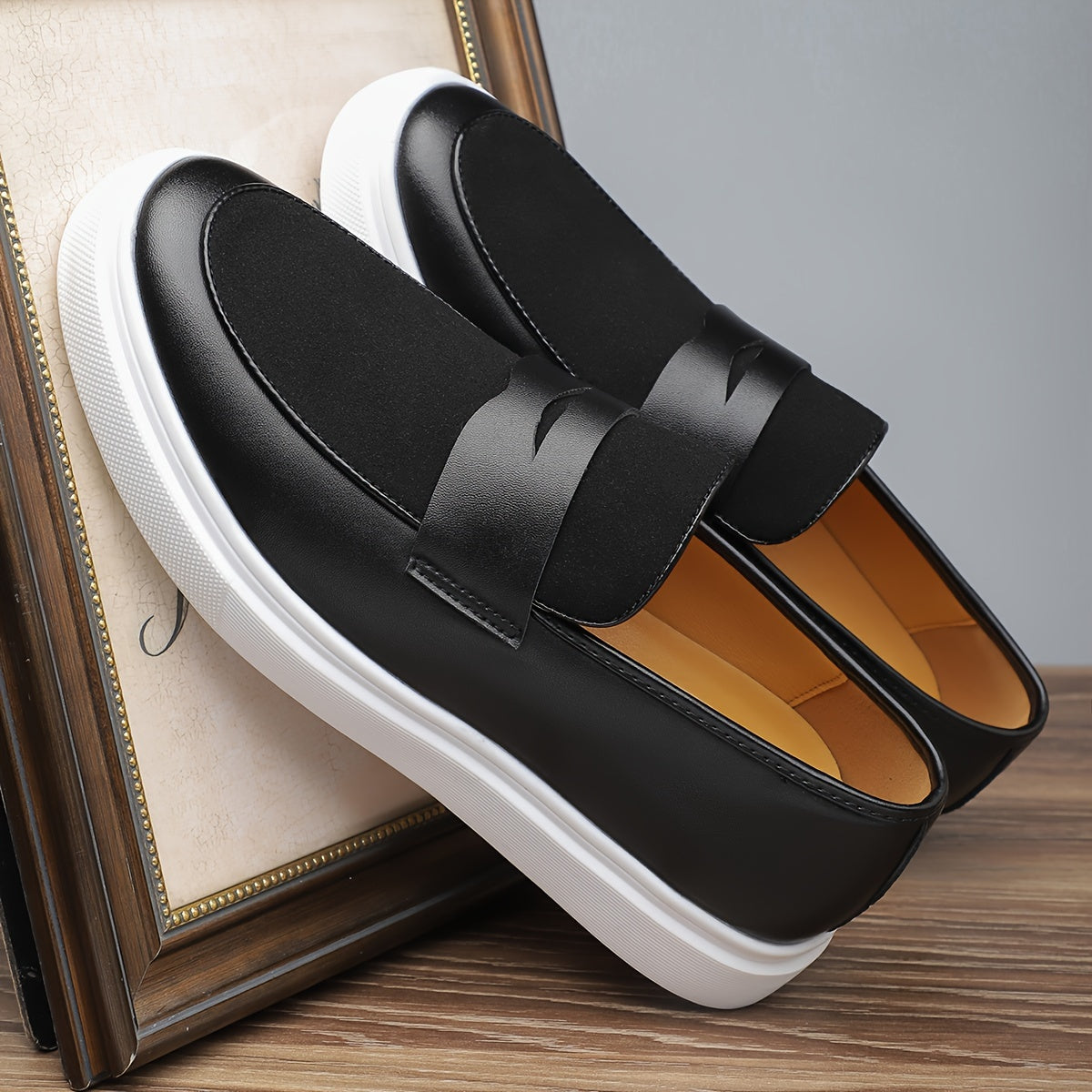 Men's Casual Slip-On Sneakers - "Dynamic Style" Collection