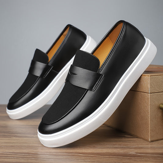 Men's Casual Slip-On Sneakers - "Dynamic Style" Collection